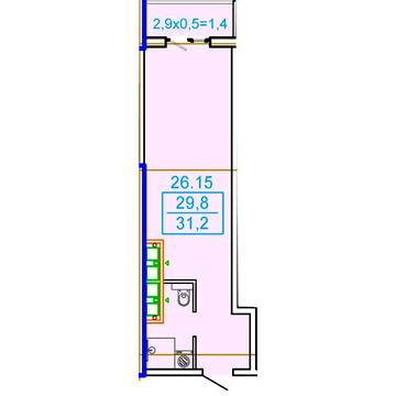 Продаж 1к Квартира Генуезька вулиця ЖК Эллада