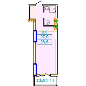 Продаж 1к Квартира Генуезька вулиця ЖК Эллада