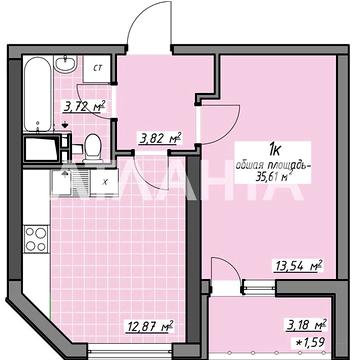 Продаж 1к Квартира Академіка Глушка проспект ЖК Одесские традиции на Глушко