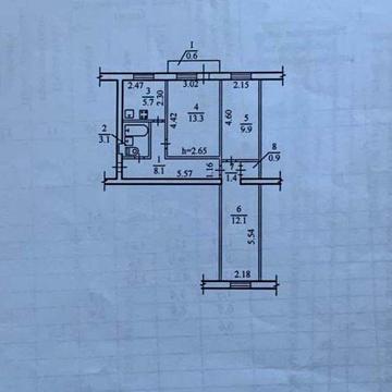 3к квартира в Центре, ул. Старокозацкая 60. РАЗДЕЛЬНЫЕ комнаты