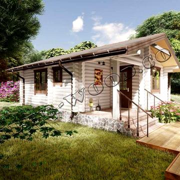 Будинок 43 м2 від 15.950 $, дерево смерека, брус. 2 комплектації.