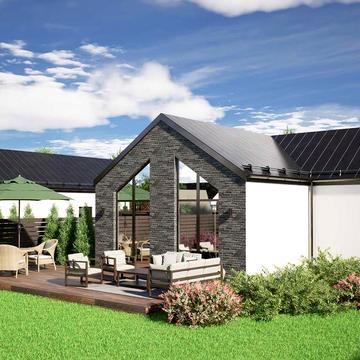 Котеджі від забудовника Броварський р-н, с.Зазимʼя, котеджі 101 м² біля Києва, котеджне містечко Місто Своїх