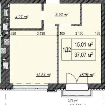 Квартира ОЛІМП - 1 49 000$ ЖК Olimp