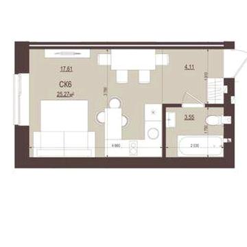 Продам смарт-квартиру з початковим ремонтом.Гостомель ЖК Сенсація