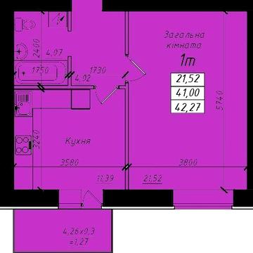 Продаж 1-но кімнатна, Спди 2 ЖК Нікітченка