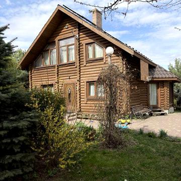 Будинок зі зрубу + камін | 134,5 м² | 15 соток | Борохів (10 км Луцьк)
