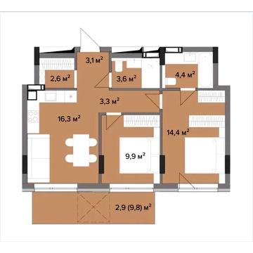 Простора двокімнатна в ЖК Астрід!Топ локація! Квартира рівня бізнес клас! ЖК Астрід