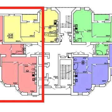 520$/м2 СРОЧНО! ЖК Сокольники, ЦЕНТР! Продам 3 комн. квартиру 100м2 AB ЖК Сокольники