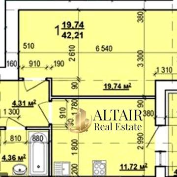 Реальная Продам в новострое ЖК Мира-3 большую 1К квартиру 43м2 GT ЖК Мира 3