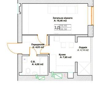 Продаж 1к Квартира Григорія Сковороди вулиця ЖК Фортуна-2