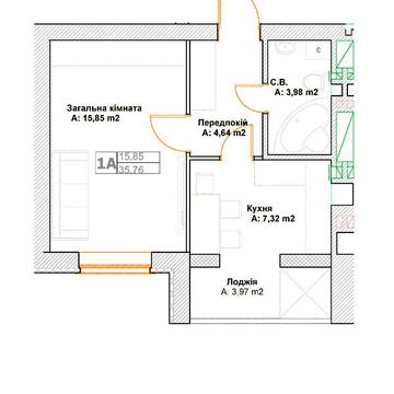 Продаж 1к Квартира Григорія Сковороди вулиця ЖК Фортуна-2