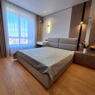 Євродвокімнатна квартира з дизайнерським ремонтом в районі Центрального парку! З газом! ЖК Нові Метри П27