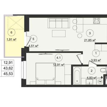 1 кімнатна квартира ЖК Стрийський Бульвар Стрий вул. Ярослава Лесіва, 10 БЕЗ КОМІСІЇ ЖК Стрийський бульвар