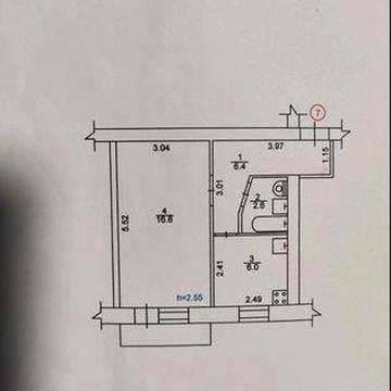 Продам однокімнатну квартиру