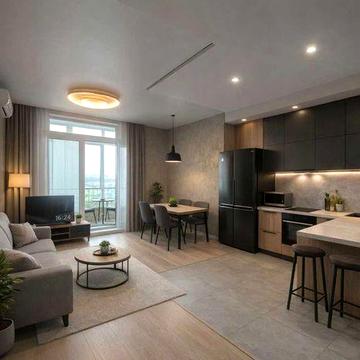 Квартира шикарная 3-х комнатная с Евроремонтом в сданном ЖК 4 Сезона на пр.Гагарина ЖК 4 Сезона