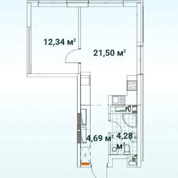 1 кім ЖК Варшавський 3 Буд 10.3 (ключі на руках) ЖК Варшавський