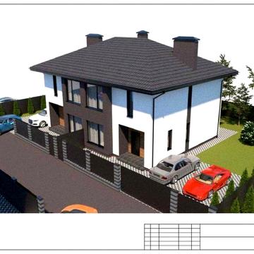 Під ремонт! Продаж дуплексу 126 кв.м. на стадії будівництва! 3.5 сотки, Ходосівка