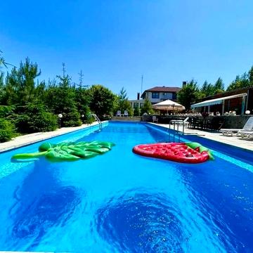 Продам шикарный дом‼️бассейн,баня,дендропарк,пляж‼️База отдыха