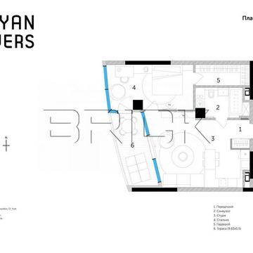 ЖК Taryan Towers Продаж 1к 62м² вул Іоанна Павла ІІ 12 Печерськ Центр ЖК Taryan Towers