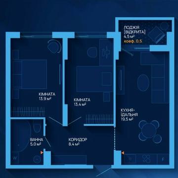 -5% до кінця місяця на 2 кімнатну квартиру!