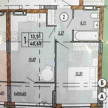 Видова 1км. Квартира 40,63 кв.м жк Нові Теремки ЖК нові теремки