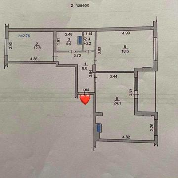 ‼️Большая 2ка в жк Цветной бульвар‼️