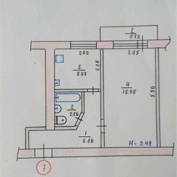 Продається 1-но кімнатна квартира