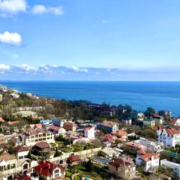 .Вид на МОРЕ! 1-к квартира в ЖК «Посейдон» / 16 ст. Фонтана. Дом сдан