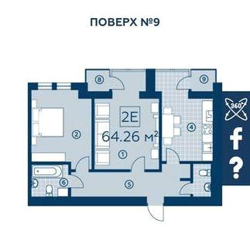 Продам акційну квартиру в м.Буча ЖК Київський