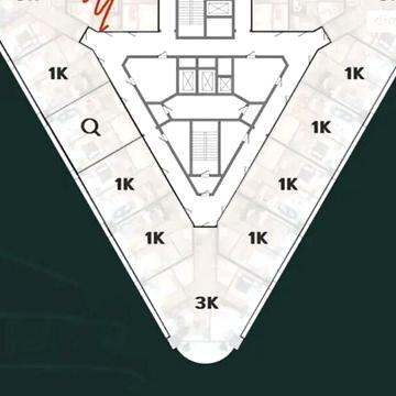 Продаж 1к Квартира Набережна Перемоги вулиця ЖК Bartolomeo Resort Town