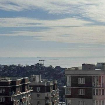 2-х комнтаная квартира в новом доме с газом ,вид на море ЖК Золотая Эра