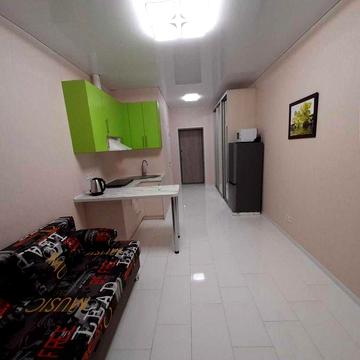 Однокомнатная студия, аренда.  Охраняемая территория, доступна частная парковка