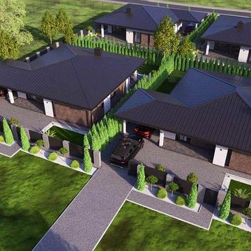 Сучасний будинок в тихій локації в котеджному містечку за  м.Івано-Франківськ