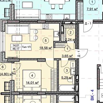 Продається 1-кім. кв. у БК Швабська 35
