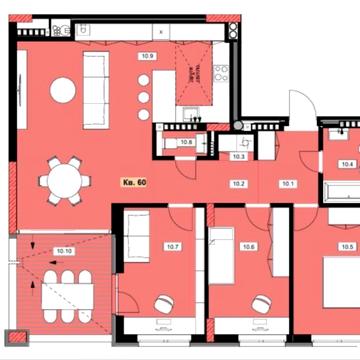 Просторий пентхаус | 3 спальні + тераса | ЖК Central Park ЖК Central Park