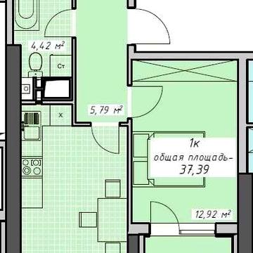 1 ком 37 м.кв в ЖК Атмосфера  секция сдана. Хорошая цена. Переуступка. ЖК Атмосфера