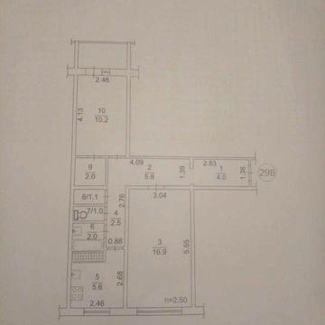 Продаж 2-кімнатної квартири Дніпровська набережна 5А