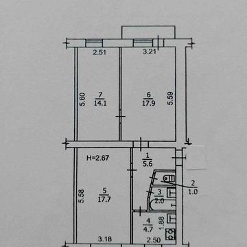 Продаж 3-кім. квартири ,центр Неходи 5 від власника, держ програми.