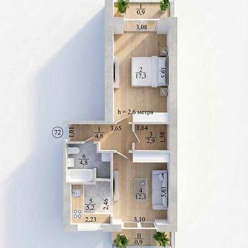 Продаж 2-к квартира від власника