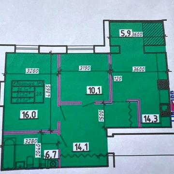 Продам двокімнатну  квартиру  ЖК  Олімп-Модерн.. ЖК Олімп- Модерн