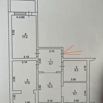 Продам 3ри кімнатну квартиру м.Українка