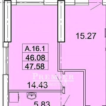 Продаж 1к Квартира Топольського провулок ЖК Акрополь