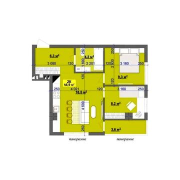 2-кімнатна квартира в ЖК Central Park" ЖК Central Park