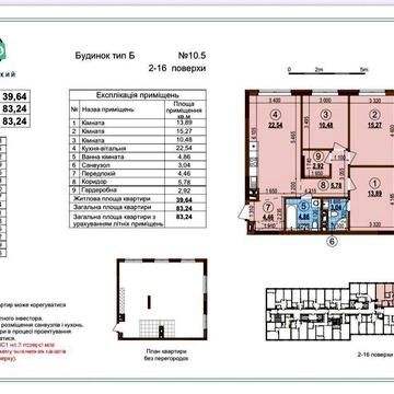 Продаж!!! 3-кімнатна квартира Варшавський 3, будинок 10.5 ЖК Варшавський 3