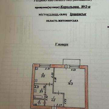 Однокімнатна квартира в будинку-"малосімейка"