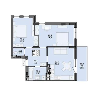 2 кімнатна квартира ЖК Винниківські Вежі Винники Львівський район вул. Кільцева БЕЗ КОМІСІЇ ЖК Винниківські Вежі