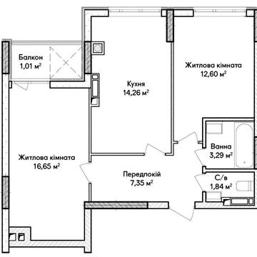 2-кімнатна квартира в ЖК Синергія Сіті, Ірпінь ЖК СИНЕРГІЯ СІТІ