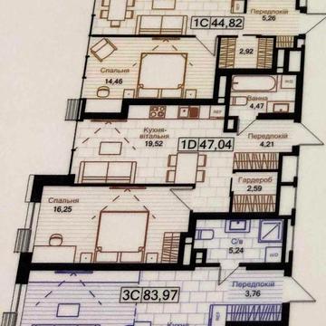 Без % Продаж 1к квартири в ЖК Creator City 47м2, ЖК Креатор Сіті, вул.Дегтярівська 17 ЖК Creator City