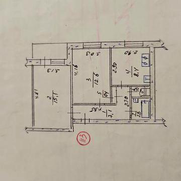 Здам 2-х кім. квартиру. Космос. Без ремонту, меблів, техніки