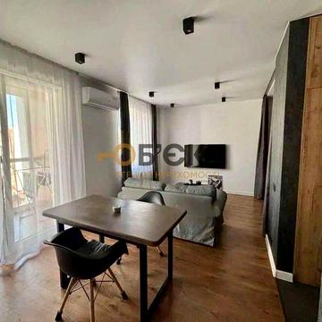 Стильная студия с панорамным видом в ЖК Салтовский—Дизайнерский ремонт ЖК «Салтовский-1»